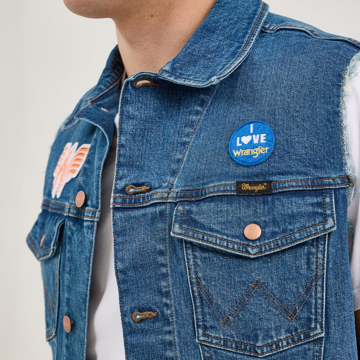 Wrangler? x Whataburger? Men's Cut-Off Vest - Image 4