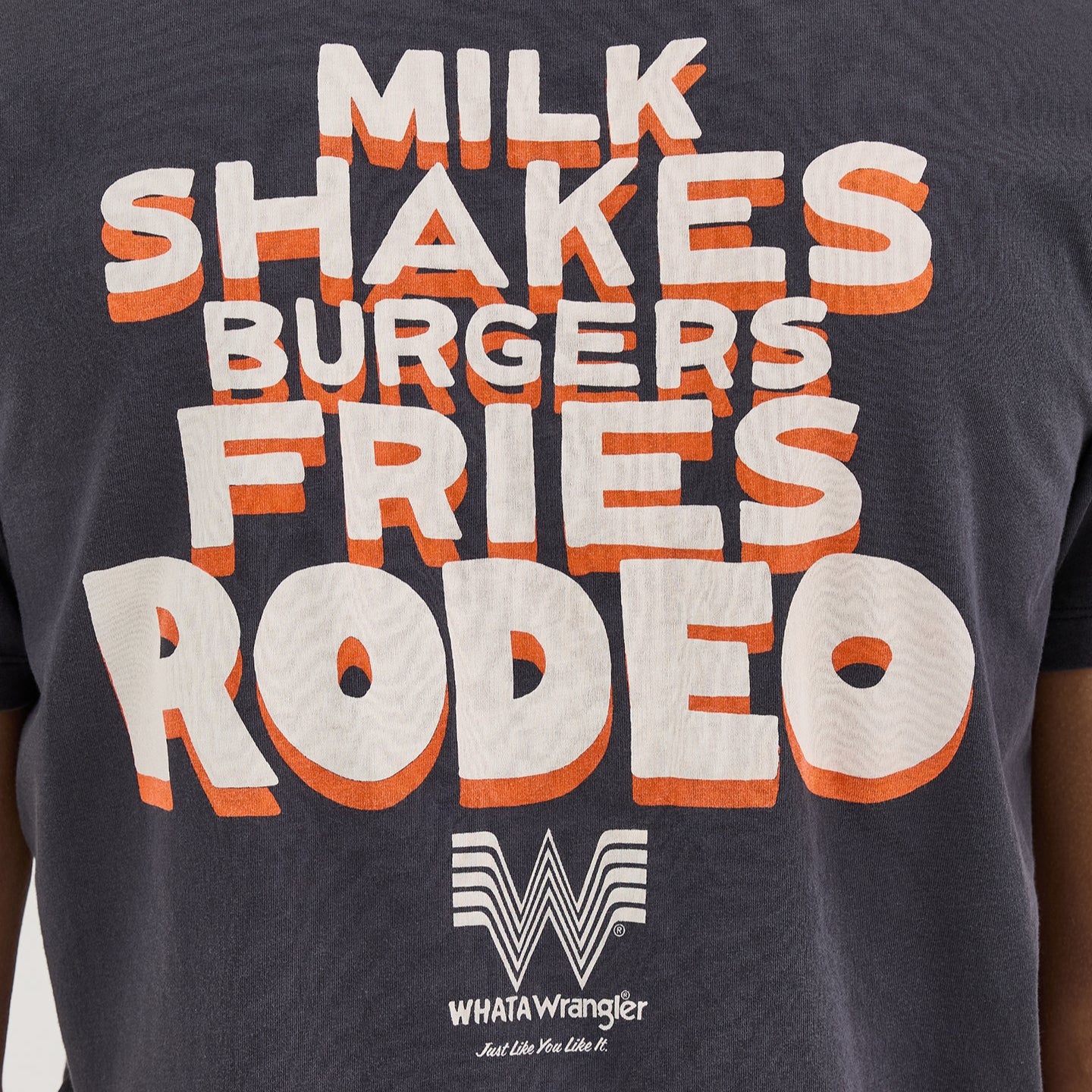 Wrangler? x Whataburger? Cowboy Graphic Black T-Shirt - Image 6