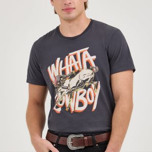 Wrangler? x Whataburger? Cowboy Graphic Black T-Shirt