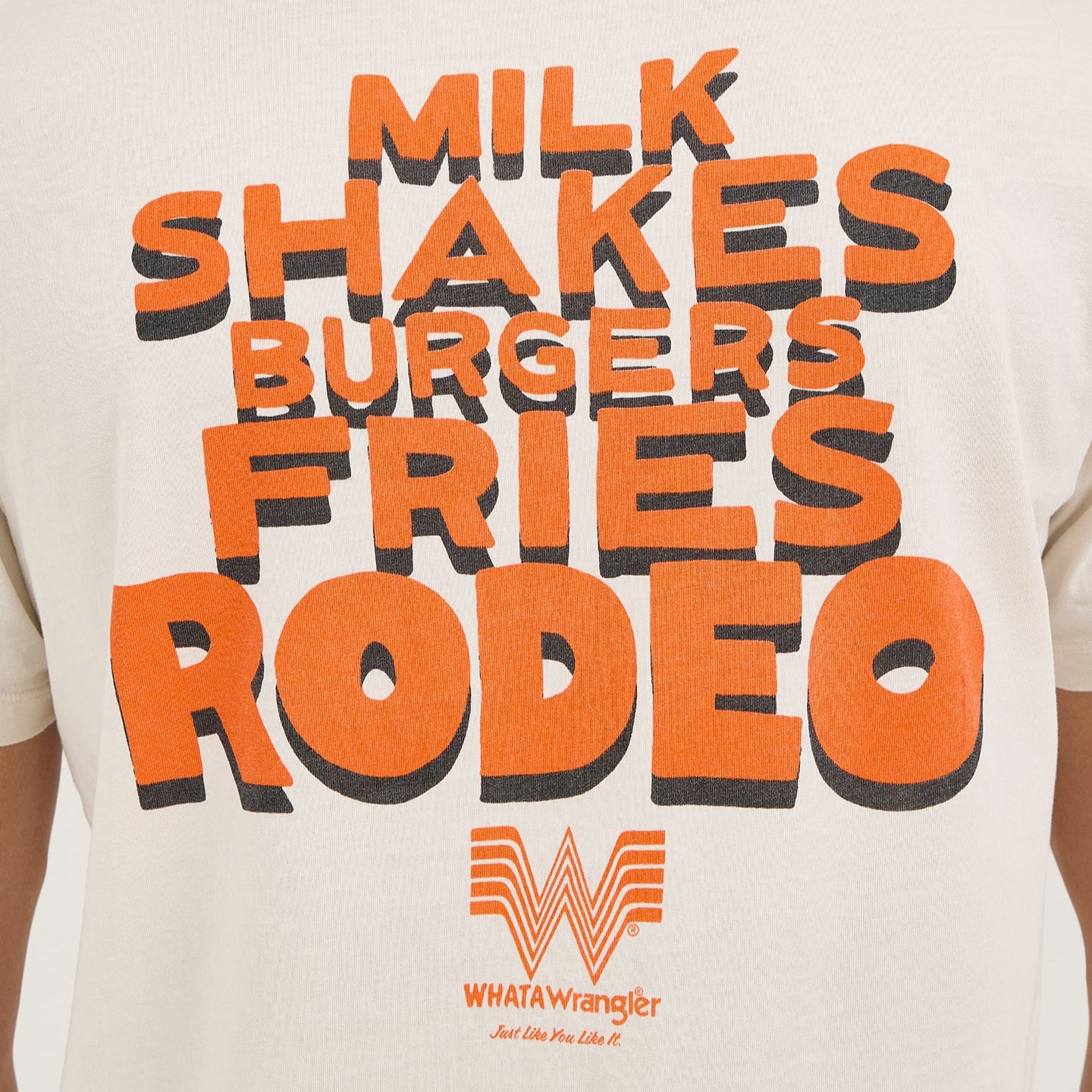 Wrangler® x Whataburger® Cowboy Graphic White T-Shirt - Image 5