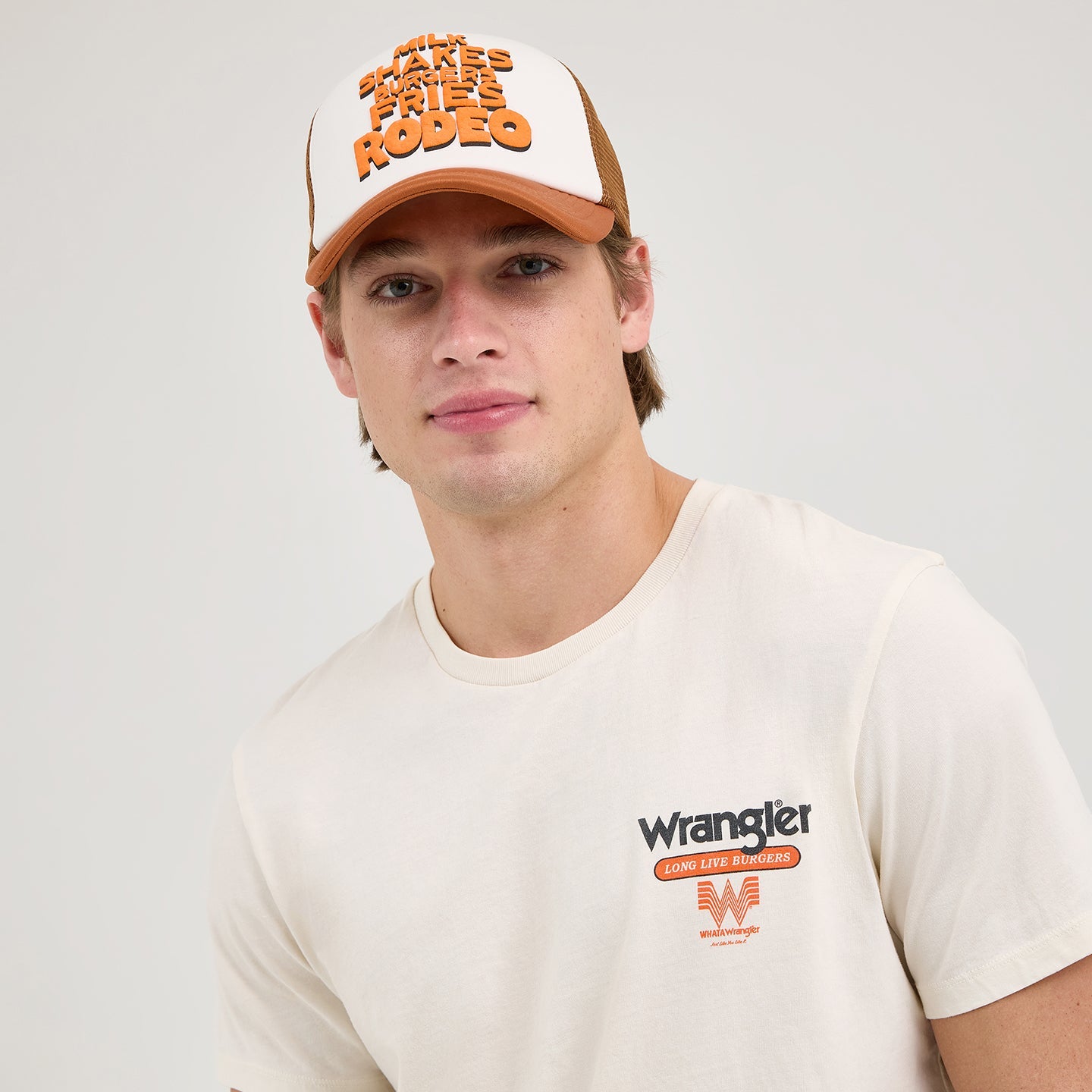 Wrangler® x Whataburger® Cowboy Burgers White T-Shirt - Image 7
