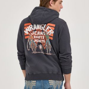 Wrangler® x Whataburger® Faded Black Hoodie