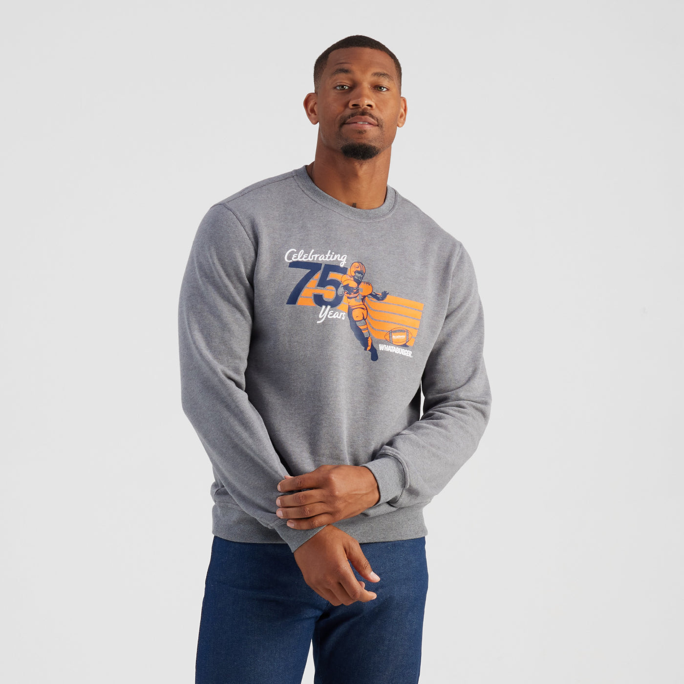 Academy Sports + Outdoors x Whataburger 75yrs Sweatshirt - Image 2