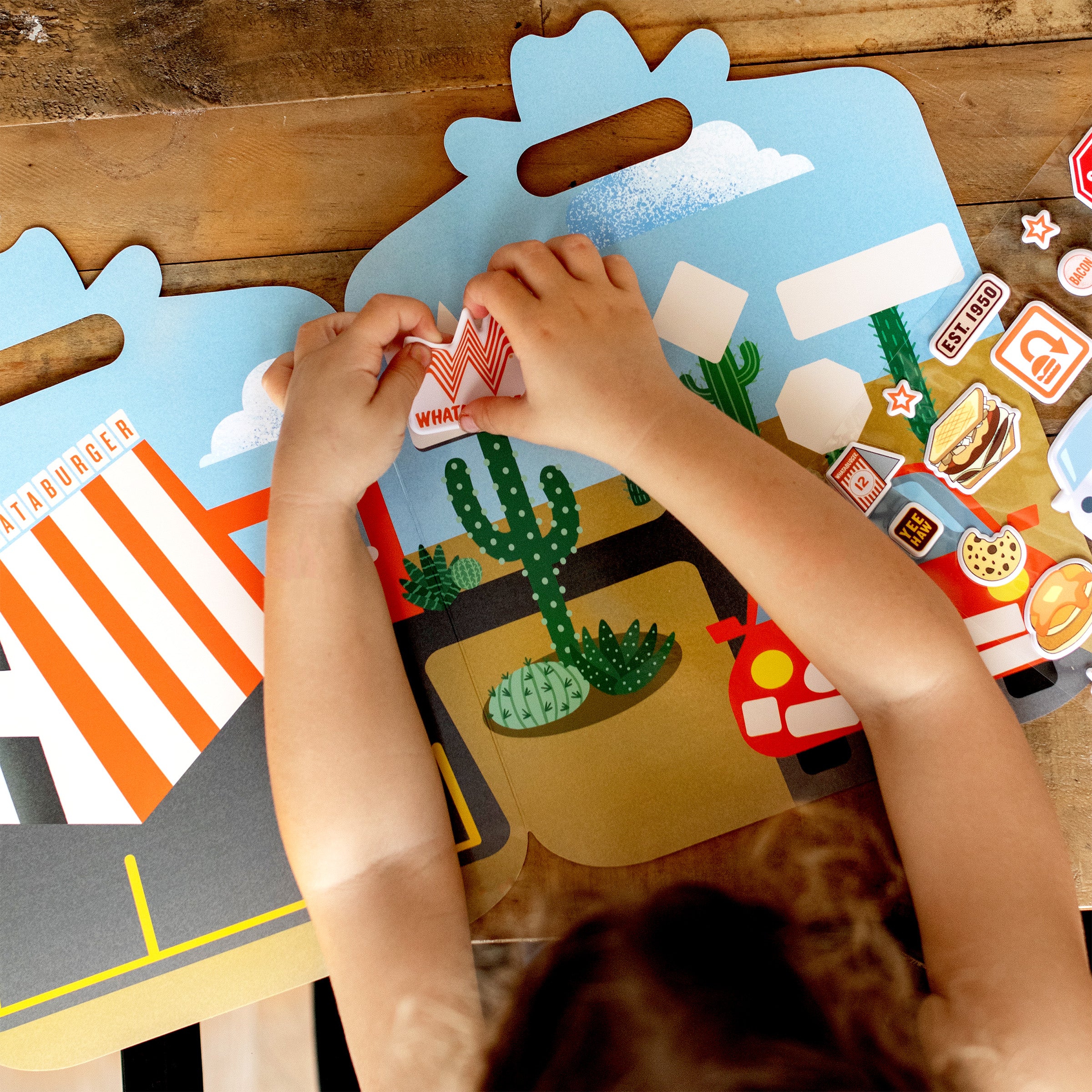 Little Foodies Reusable Sticker Play Set - Image 2
