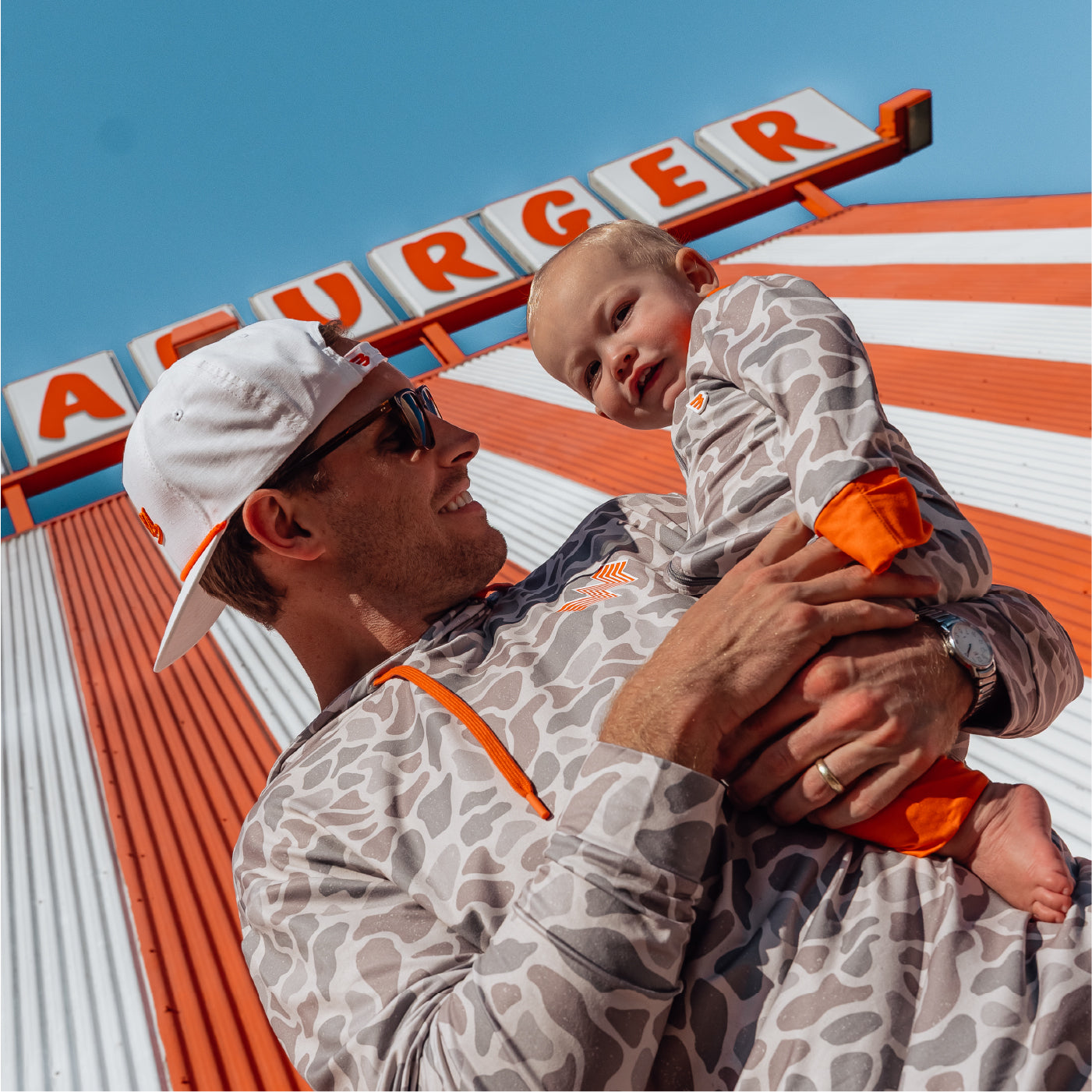 Burlebo x Whataburger WHATA Classic Deer Camo Baby Zip Up - Image 5