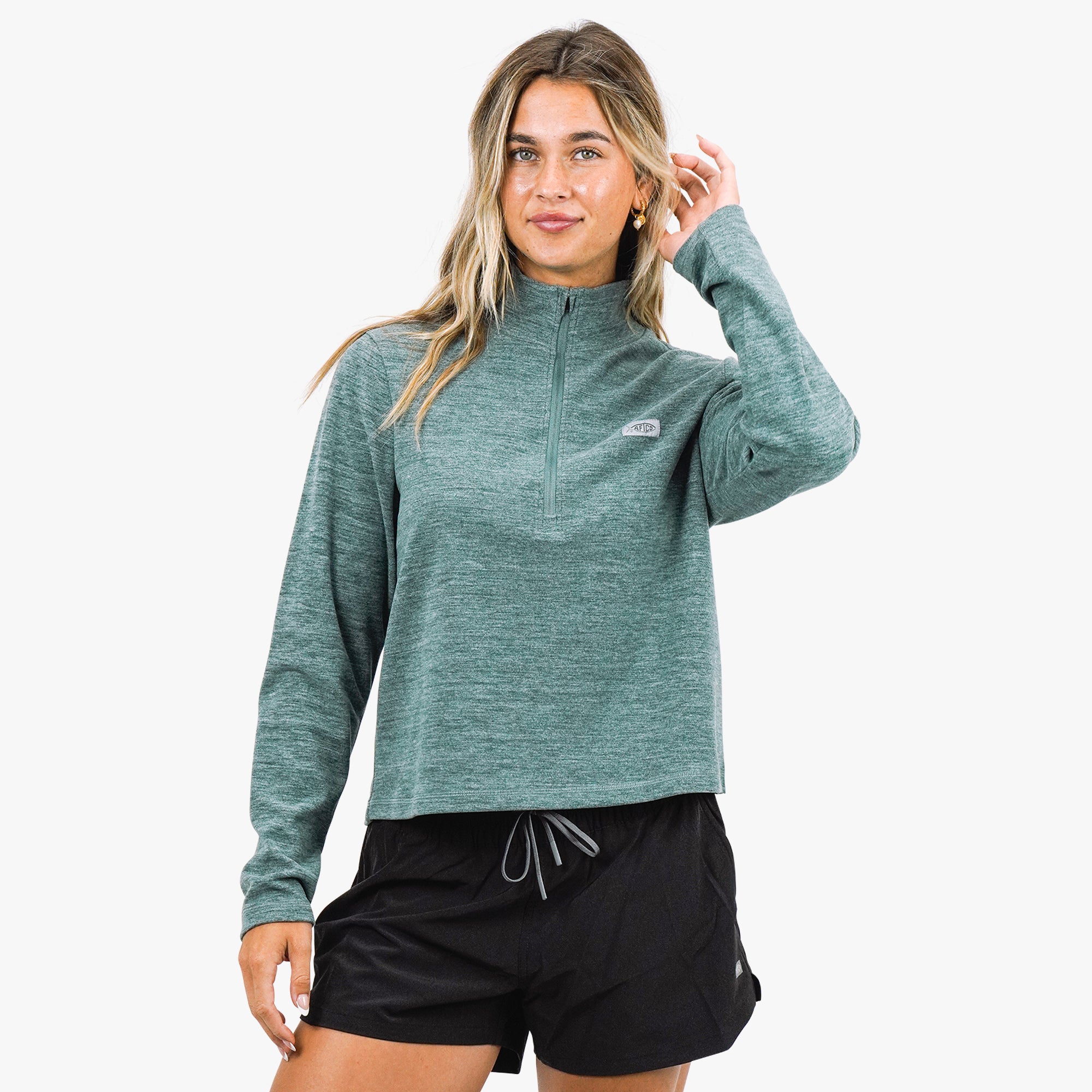 Women's Coastal Layer 1/4 Zip - Image 4