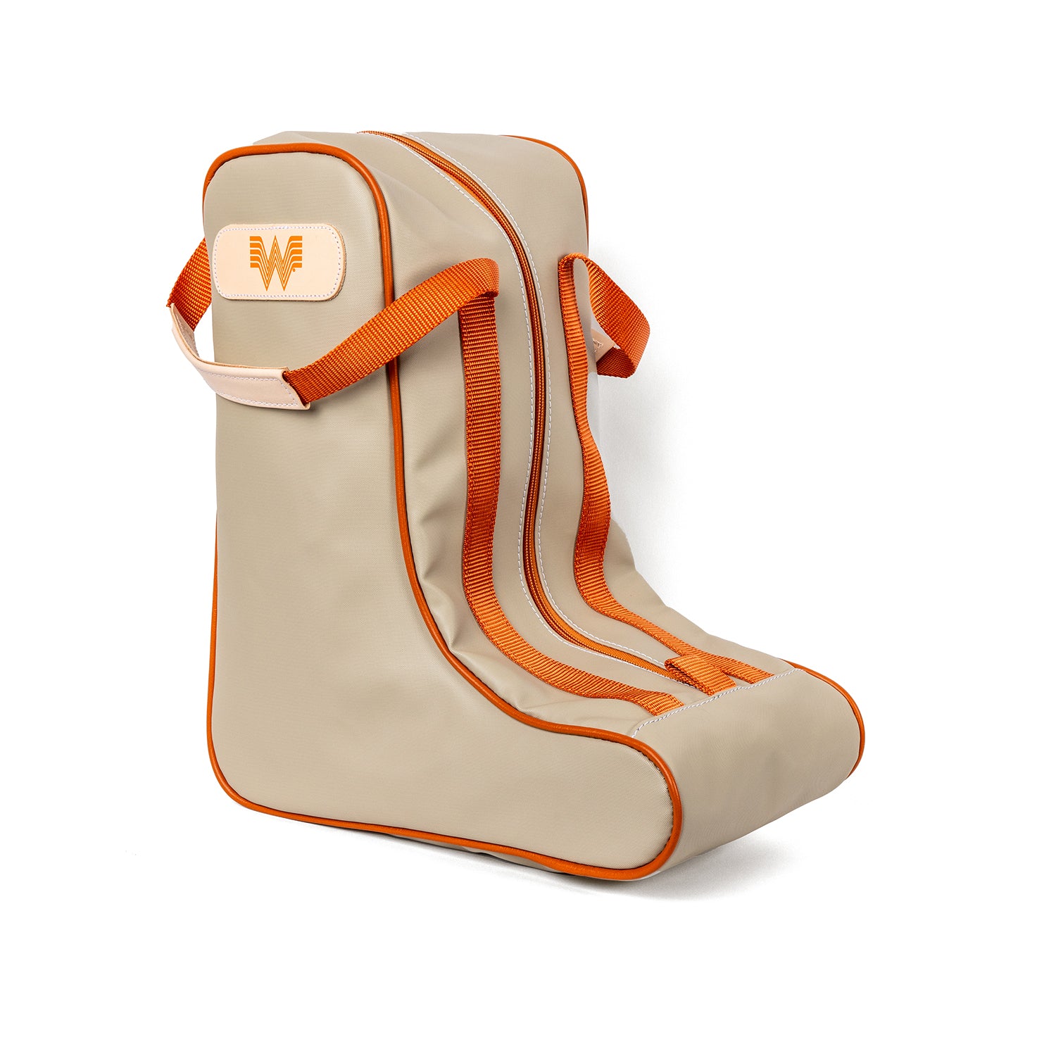 Jon Hart Tan/Orange Boot Bag - Image 2