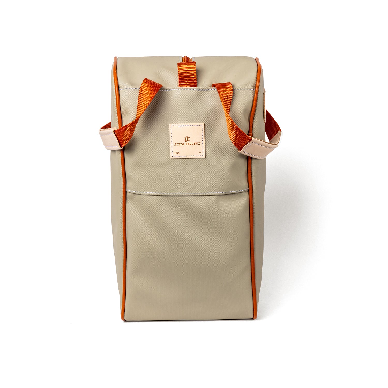 Jon Hart Tan/Orange Boot Bag - Image 3