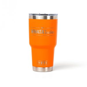 WhataTeacher 30 oz Orange YETI Rambler? Tumbler