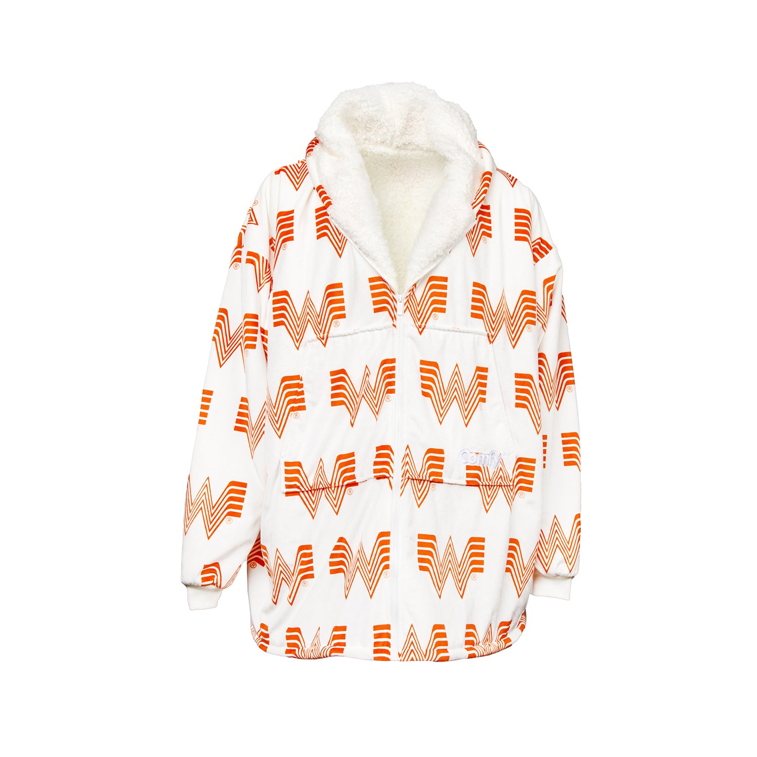 Whataburger Comfy? Teddy Bear Full Zip - Image 2