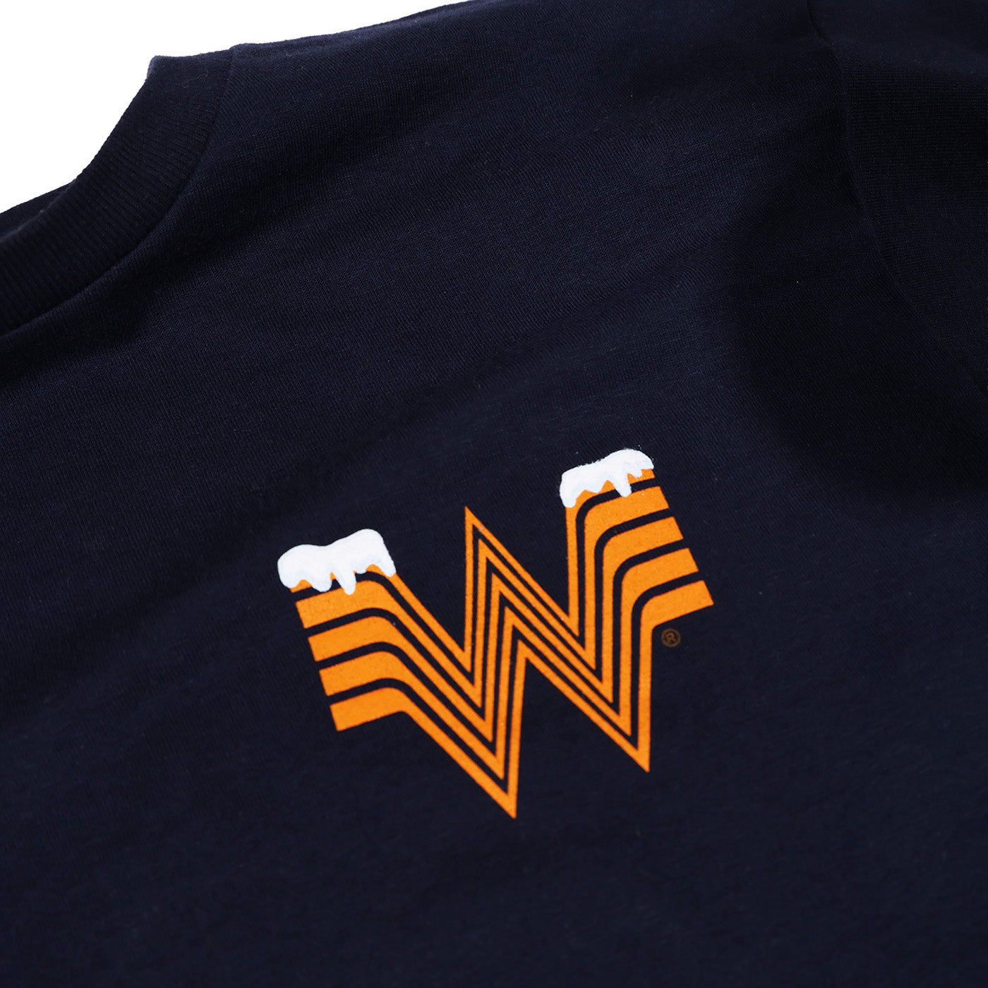 Navy Holiday Stamp Long Sleeve Tee - Image 4