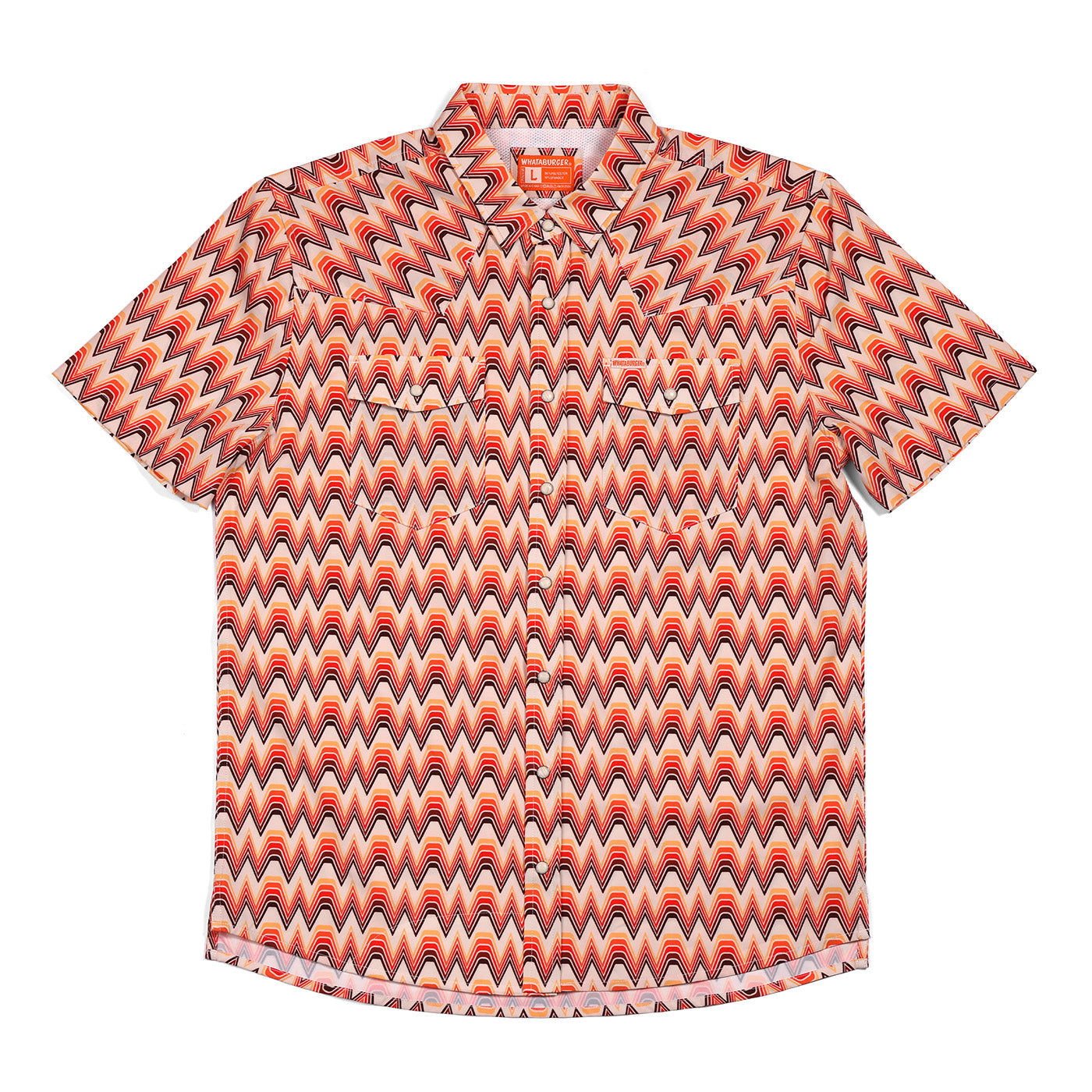 70s W Button Up