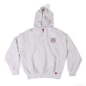 Sportiqe White Hooded Half Zip