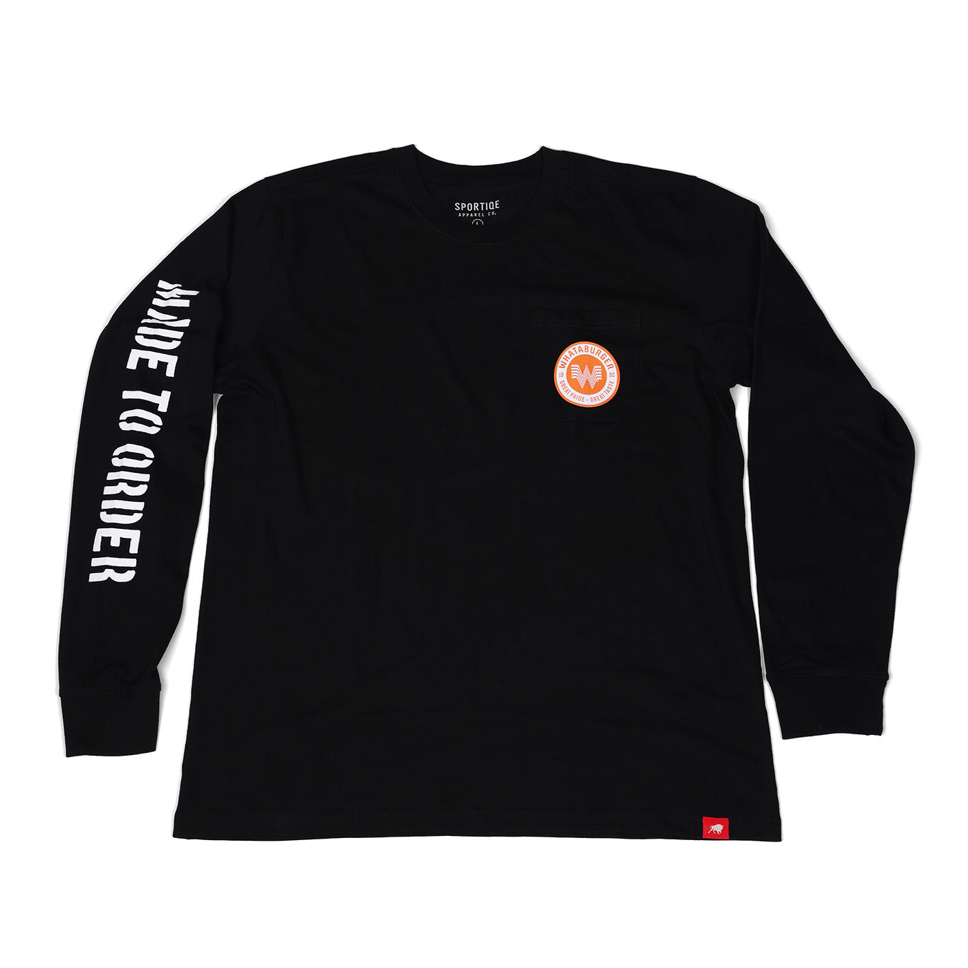 Sportiqe Black Long Sleeve Tee